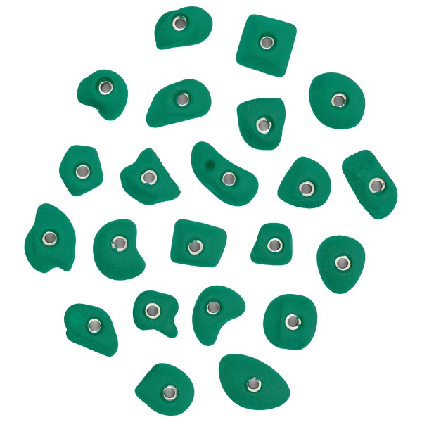 KMZ Holds - Set 3 - 22er Set S Klettergriffset grün von KMZ Holds