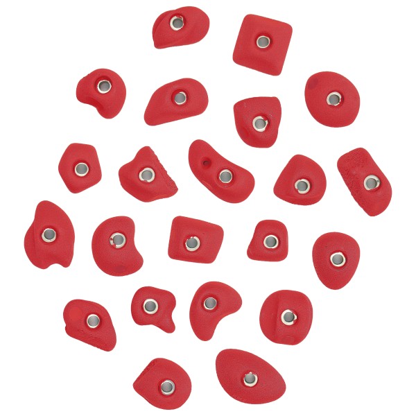 KMZ Holds - Set 3 - 22er Set S Klettergriffset rot von KMZ Holds
