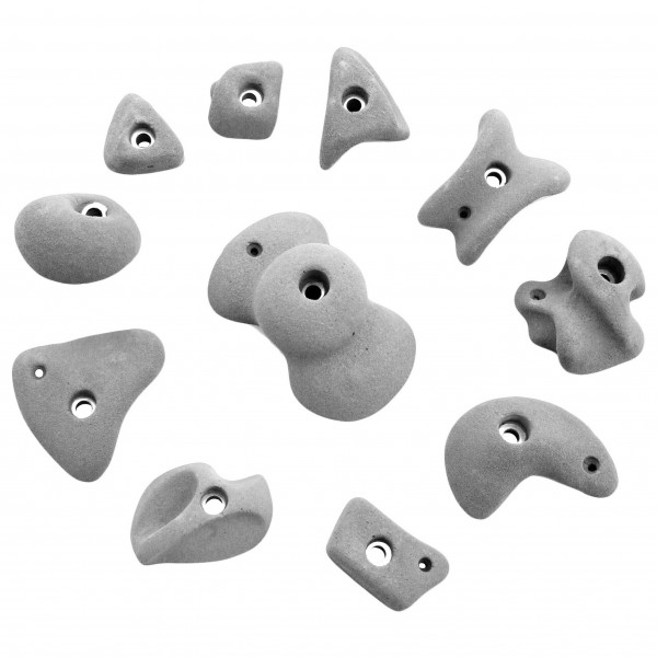 KMZ Holds - Set 4 - 11er S-XL Klettergriffset grau KMZ Holds - Set 4 - 11er S-XL Klettergriffset grau von KMZ Holds