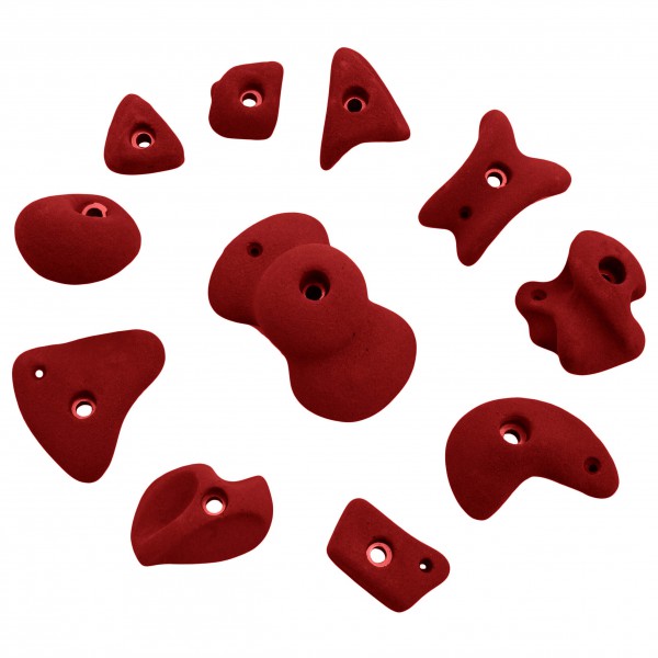KMZ Holds - Set 4 - 11er S-XL Klettergriffset rot KMZ Holds - Set 4 - 11er S-XL Klettergriffset rot von KMZ Holds
