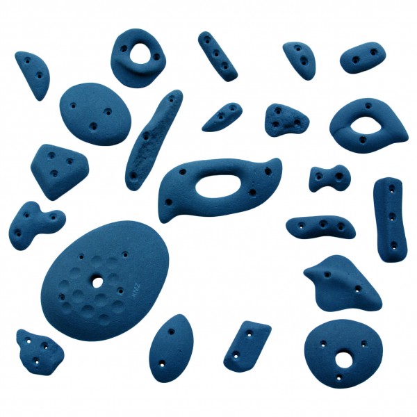 KMZ Holds - Spax 1 - 22er Spax-Set - Klettergriffe blau von KMZ Holds