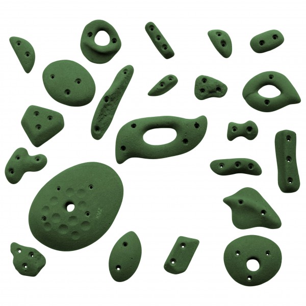 KMZ Holds - Spax 1 - 22er Spax-Set - Klettergriffe oliv KMZ Holds - Spax 1 - 22er Spax-Set - Klettergriffe oliv von KMZ Holds
