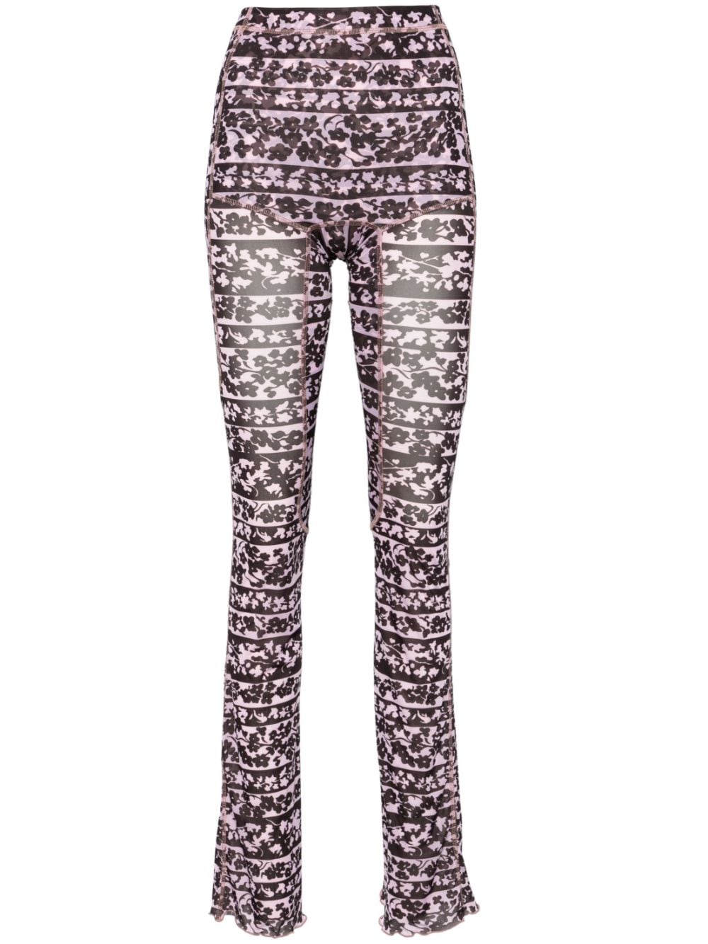 KNWLS Halcyon Blossom-print trousers - Pink von KNWLS