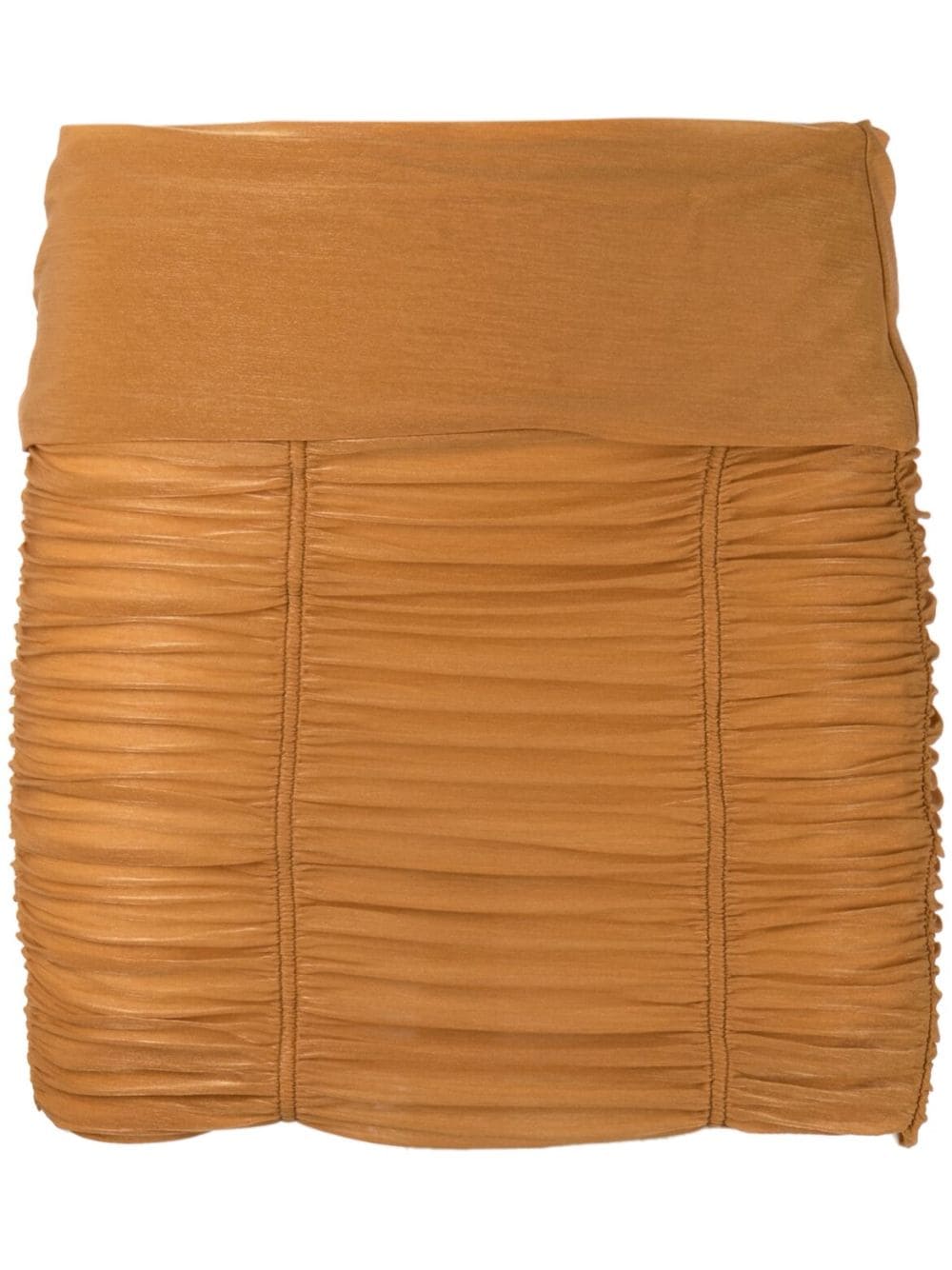 KNWLS Ocilia ruched miniskirt - Neutrals von KNWLS