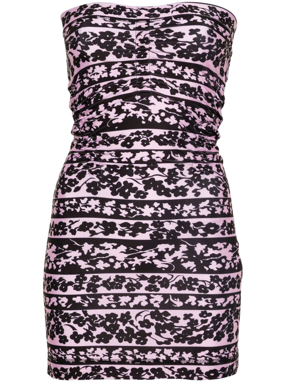 KNWLS Skinn Blossom-print minidress - Pink von KNWLS