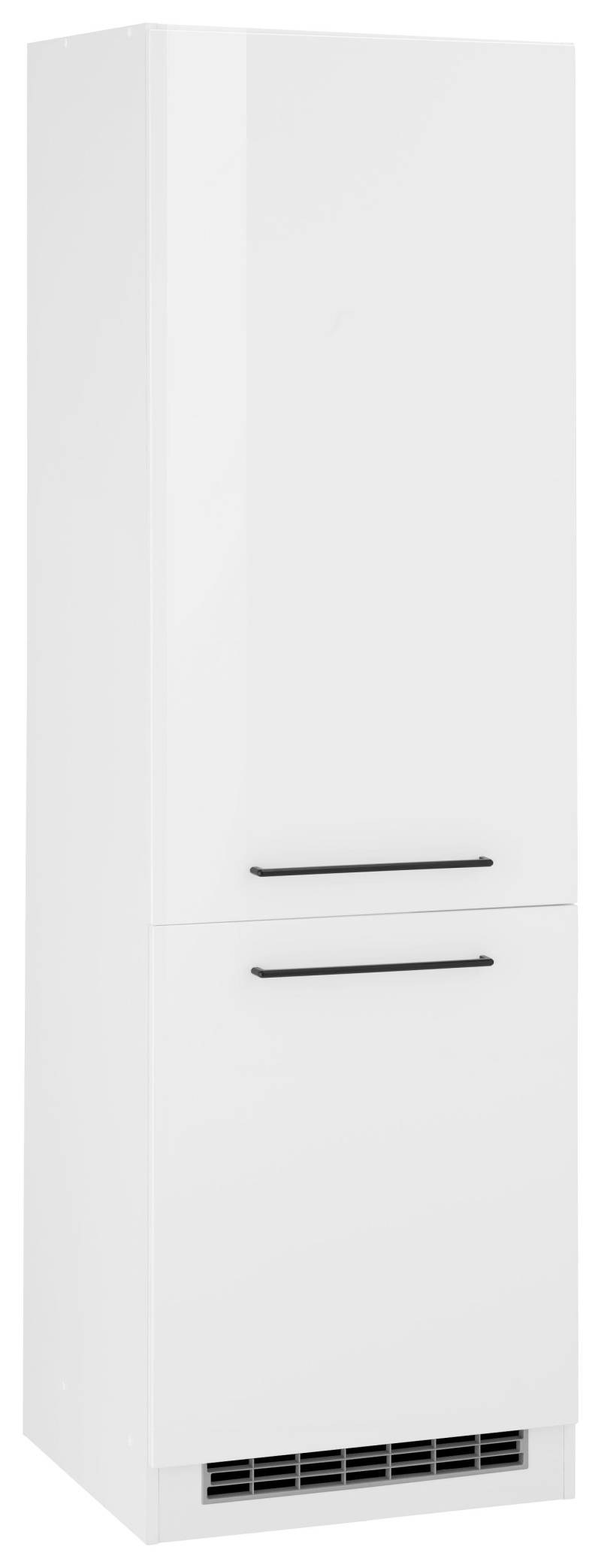 KOCHSTATION Kühlumbauschrank »KS-Tulsa«, 60 cm breit, 200 cm hoch, 2 Türen, schwarzer Metallgriff, MDF Front von KOCHSTATION