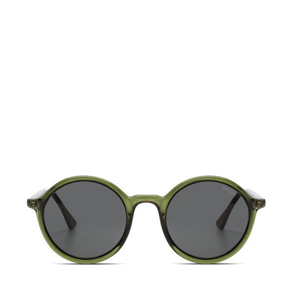 Runde Sonnenbrille Mit Etui Damen Grün ONE SIZE von KOMONO