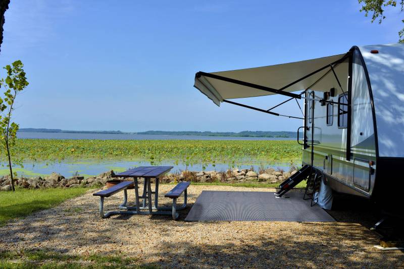 my home Outdoorteppich »Camping«, rechteckig, 5 mm Höhe, Vorzeltteppich, Campingteppich, robust, UV- & wetterbeständig von My Home