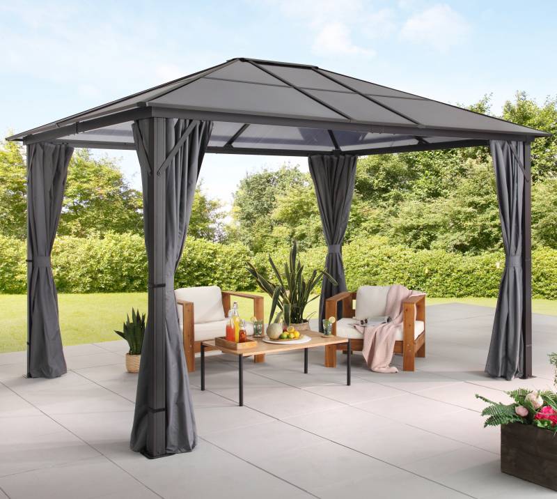 KONIFERA Pavillon »Aruba 2.0«, in Sockelmass: 300x300 cm oder 365x300 cm von KONIFERA