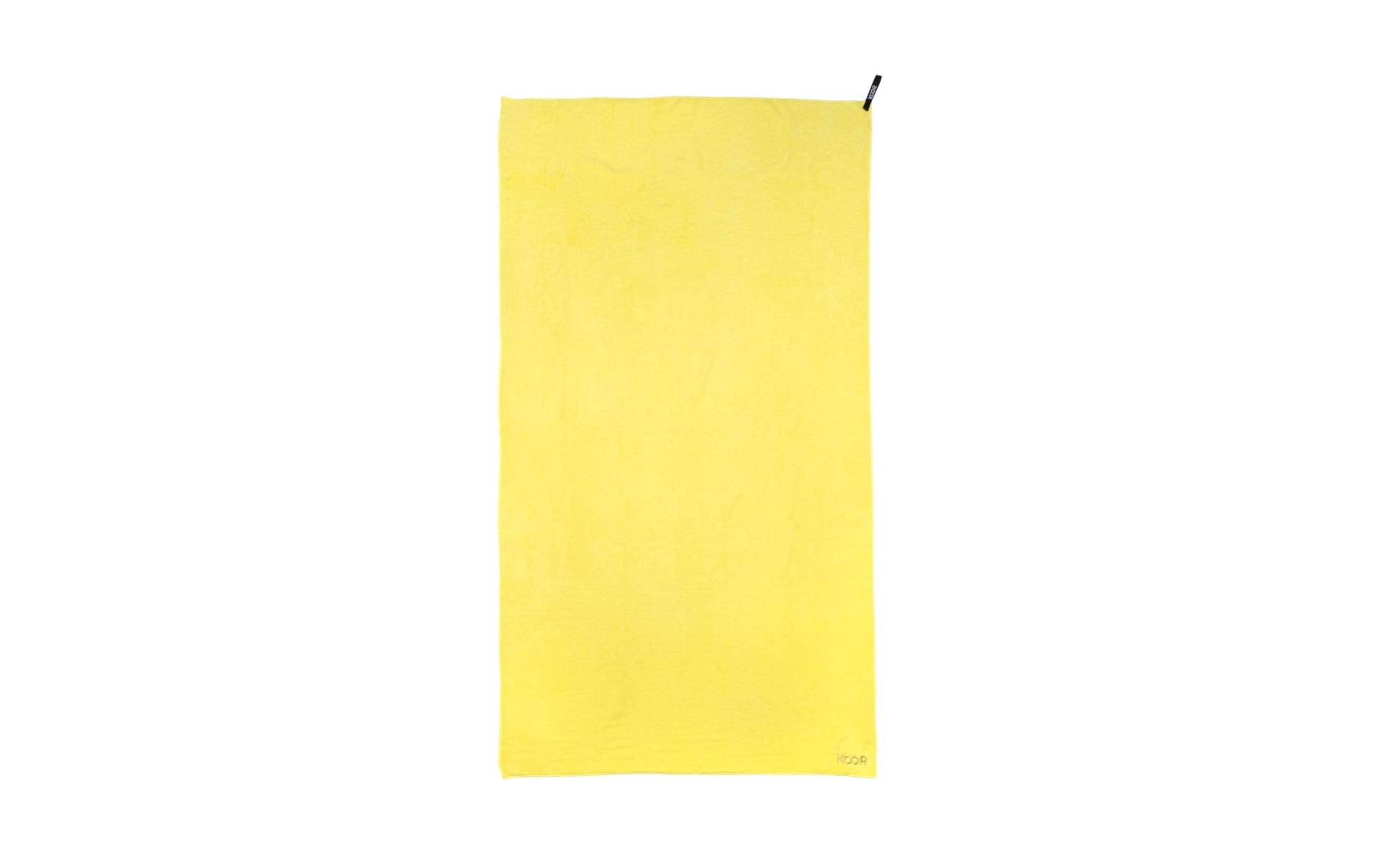 KOOR Badetuch »Badetuch soft yellow XL«, (1 St.) von KOOR