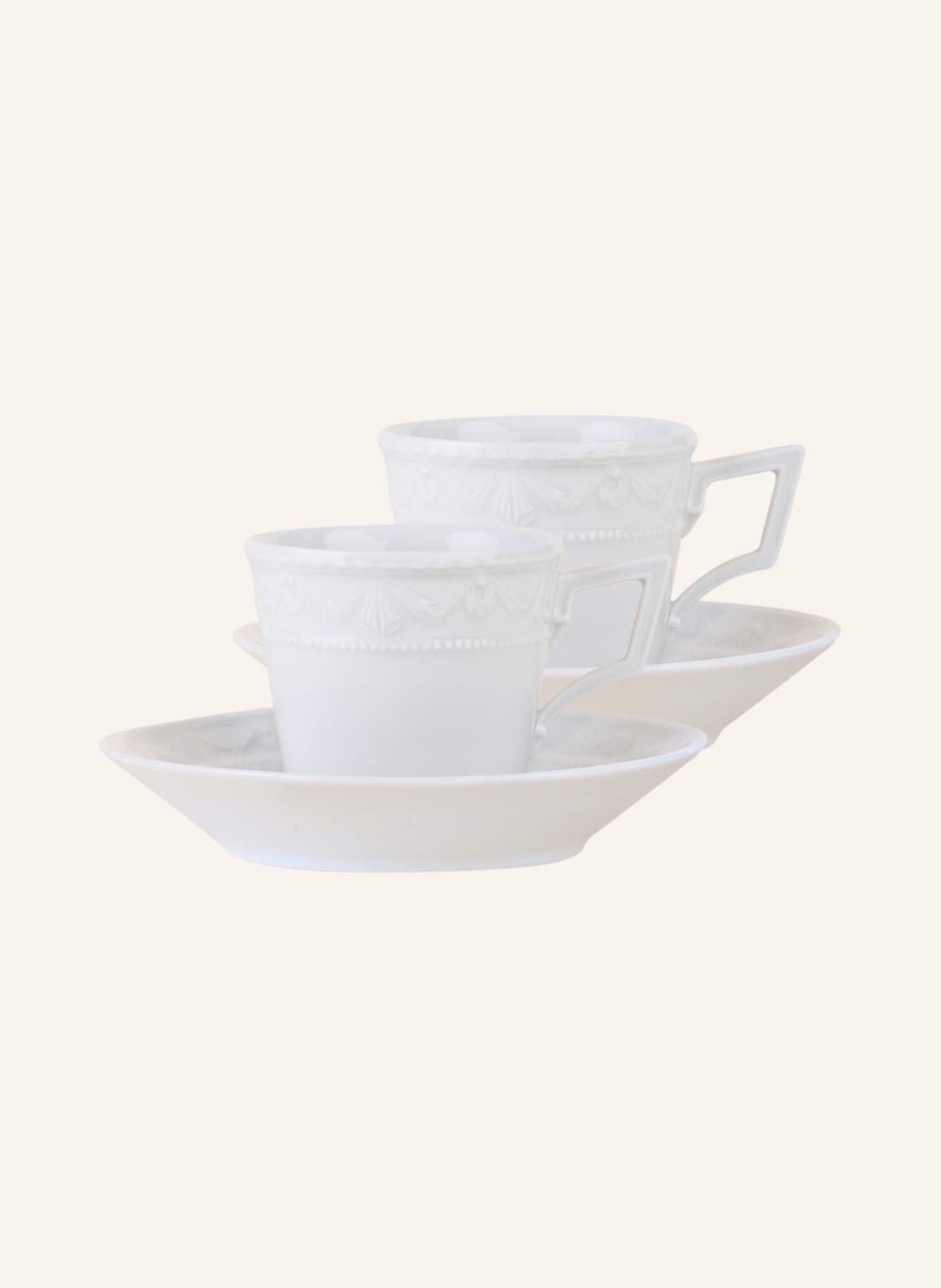 Kpm 2er-Set Espressotassen Kurland weiss Kpm 2er-Set Espressotassen Kurland weiss von KPM