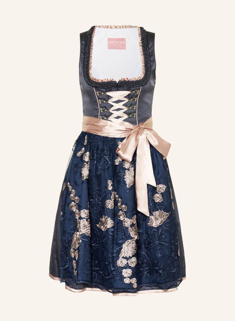 Krüger Dirndl Tracy Mit Schmucksteinen blau von KRÜGER