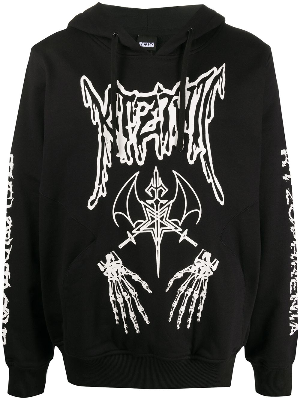 KTZ Dead Metal printed hoodie - Black von KTZ