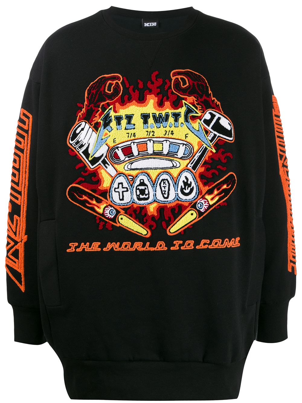KTZ The World to Come sweatshirt - Black von KTZ