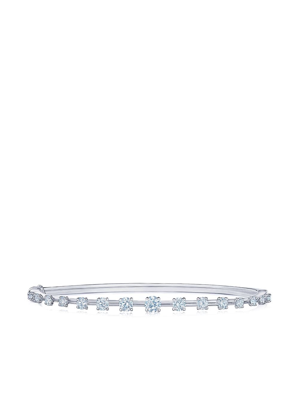 KWIAT 18kt white diamond Starry Night bangle - Silver von KWIAT