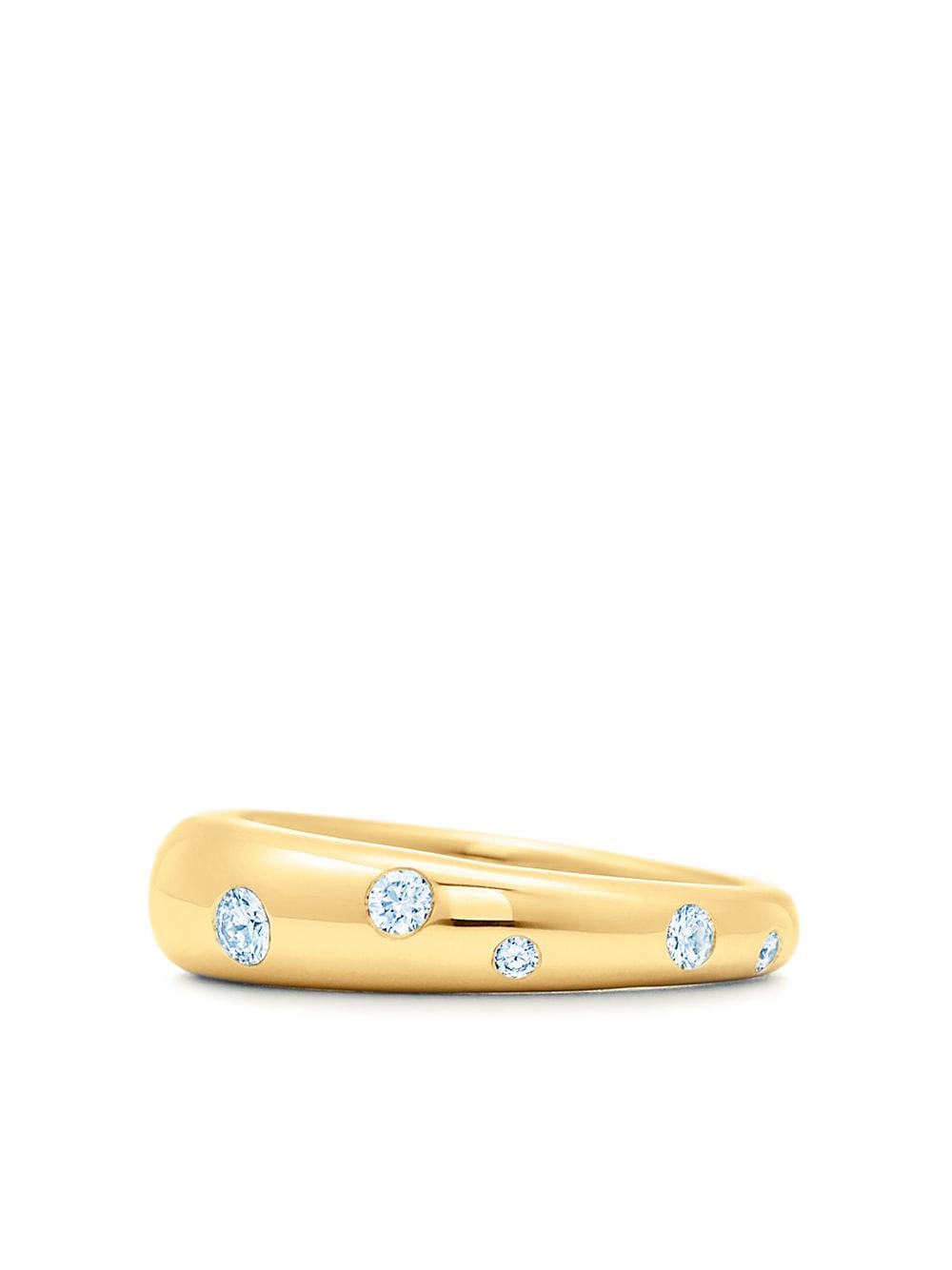 KWIAT 18kt yellow gold Cobblestone diamond accent ring von KWIAT
