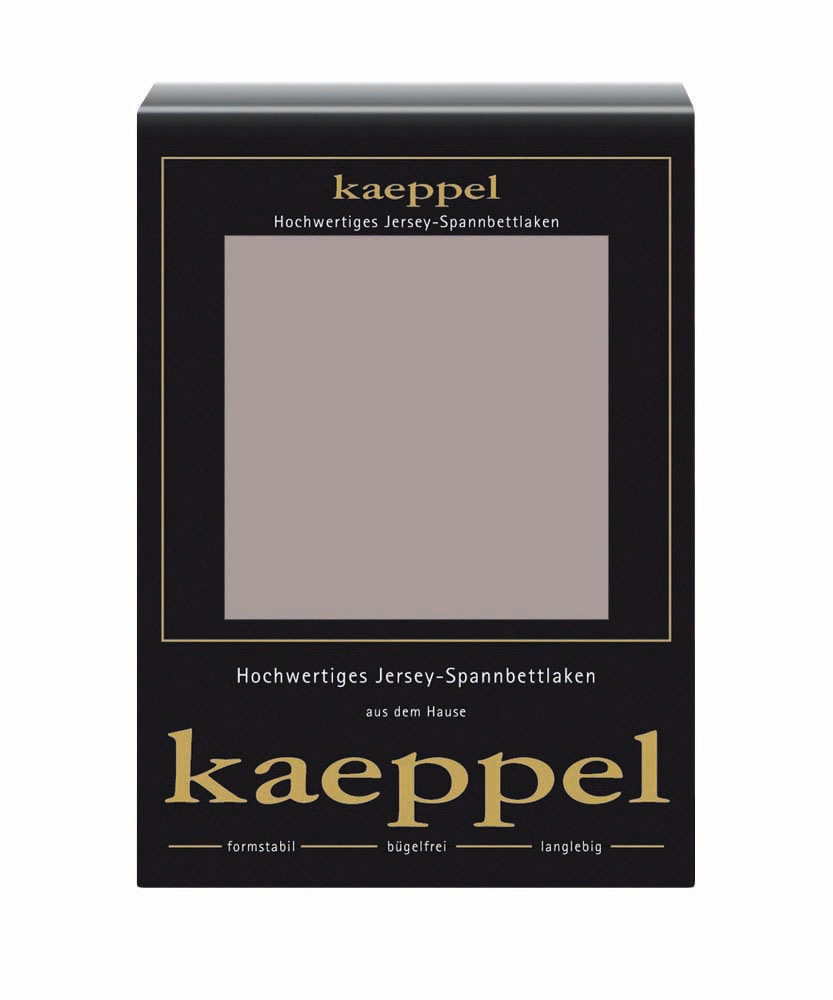 Kaeppel Spannbettlaken »Single Jersey Mako Elasthan«, aus 97% Baumwolle und 3% Elasthan von Kaeppel