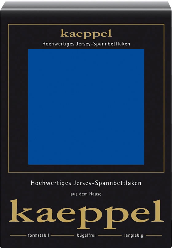 Kaeppel Spannbettlaken »Single Jersey Mako Elasthan«, aus 97% Baumwolle und 3% Elasthan von Kaeppel