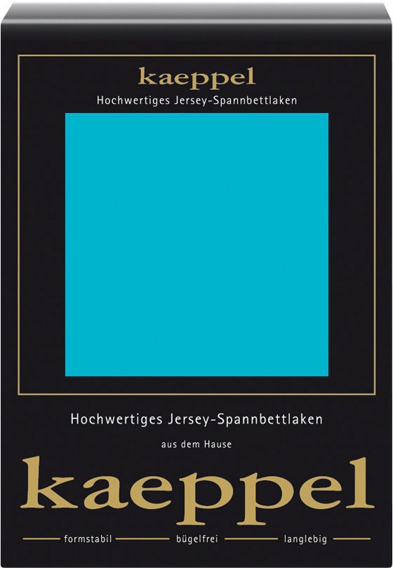 Kaeppel Spannbettlaken »Single Jersey Mako Elasthan«, aus 97% Baumwolle und 3% Elasthan von Kaeppel