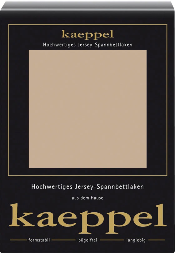 Kaeppel Spannbettlaken »Single Jersey Mako Elasthan«, aus 97% Baumwolle und 3% Elasthan Kaeppel Spannbettlaken »Single Jersey Mako Elasthan«, aus 97% Baumwolle und 3% Elasthan von Kaeppel