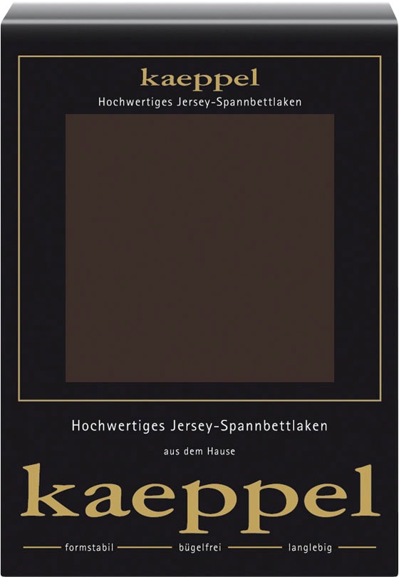 Kaeppel Spannbettlaken »Single Jersey Mako Elasthan«, aus 97% Baumwolle und 3% Elasthan Kaeppel Spannbettlaken »Single Jersey Mako Elasthan«, aus 97% Baumwolle und 3% Elasthan von Kaeppel