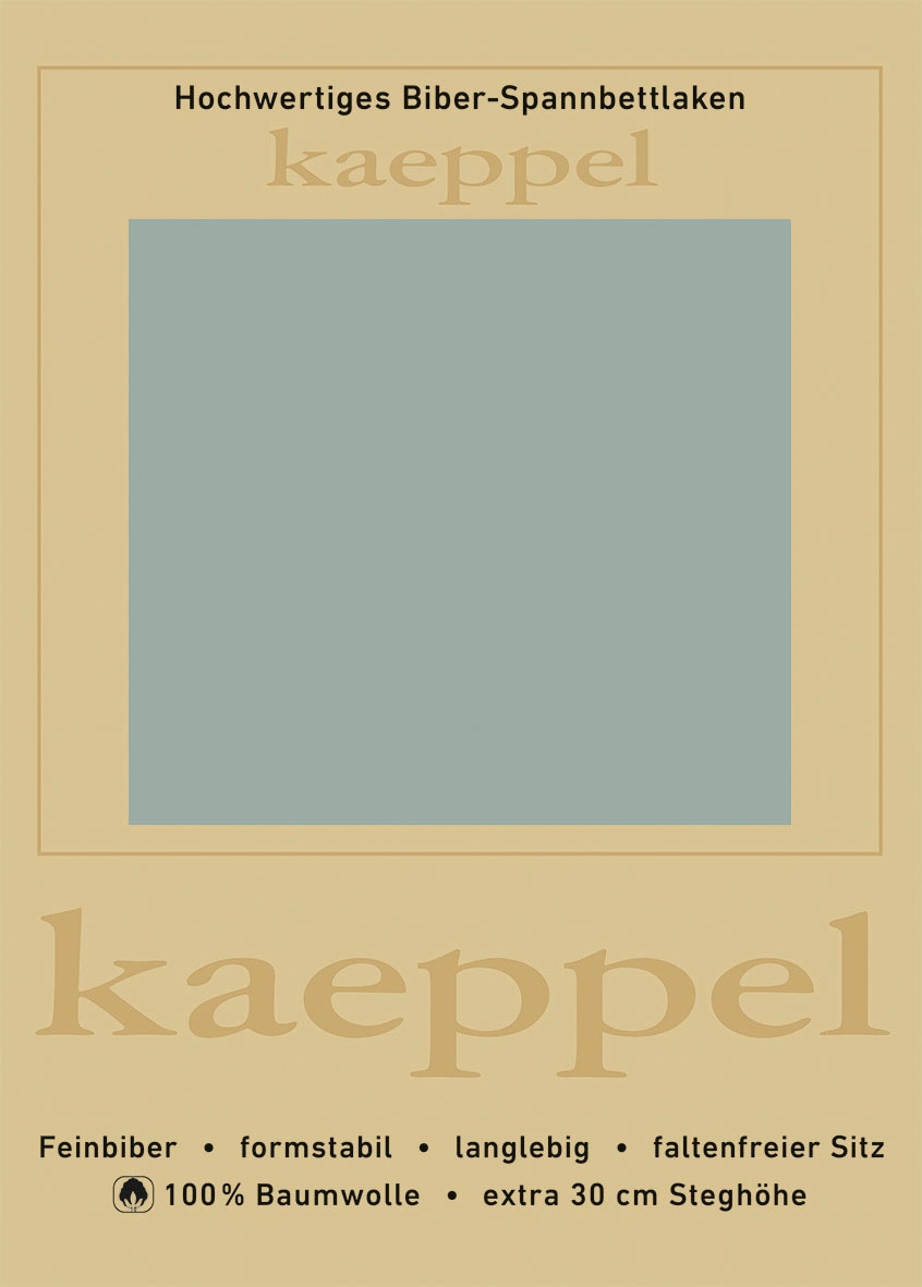 Kaeppel Spannbettlaken »Spannbettlaken Biber«, 100% Baumwolle, kuschelig weich ideal für Winter Kaeppel Spannbettlaken »Spannbettlaken Biber«, 100% Baumwolle, kuschelig weich ideal für Winter von Kaeppel