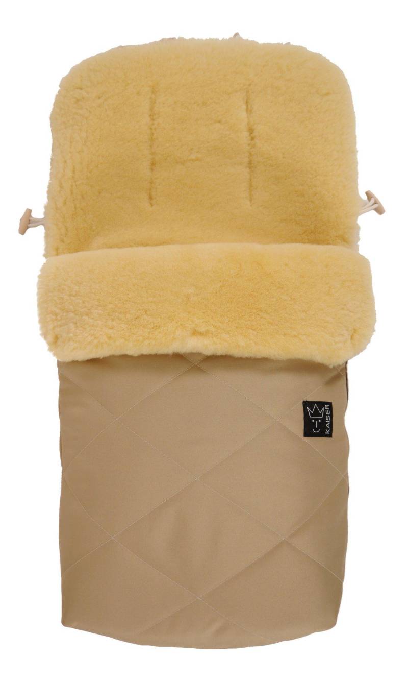 Lammfell Fusssack Natura Sand Unisex Beige von Kaiser