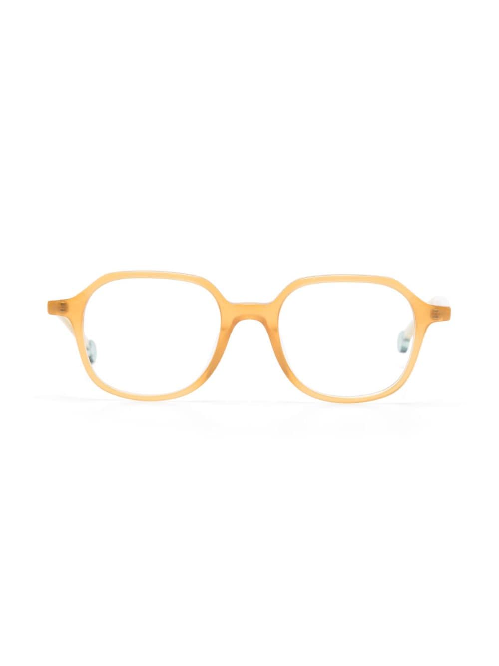 Kaleos Brierley round-frame translucent glasses - Neutrals von Kaleos