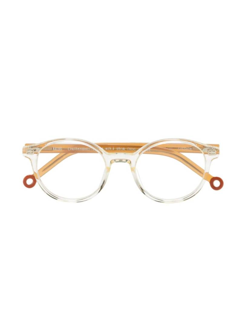 Kaleos Eveshim 001 round-frame glasses - Brown von Kaleos