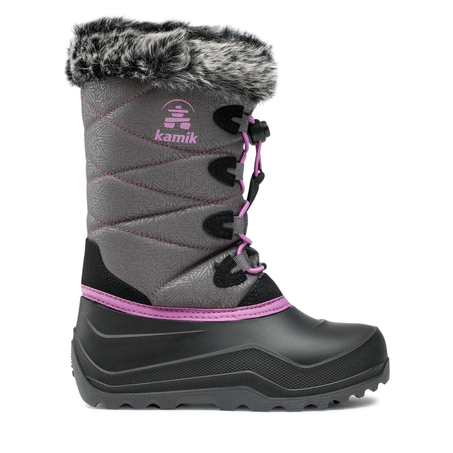 Schneeschuhe Kamik Snowgypsy 4 NF4998 Charcoal/Orchid von Kamik