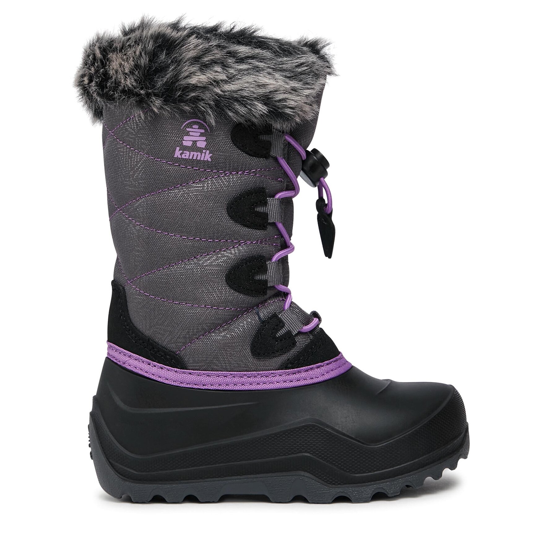 Schneeschuhe Kamik Snowgypsy NF8998 Cod Charcoal/Orchid von Kamik