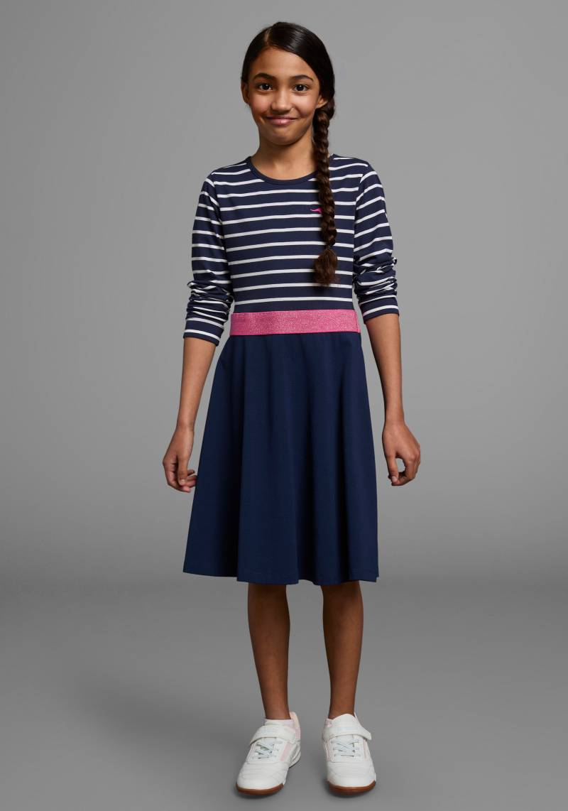 KangaROOS Jerseykleid »Kleid mit Glitzergürtel«, festliche Anlässe, kniefrei, modischer Stil, aus Stretchqualität von KangaROOS