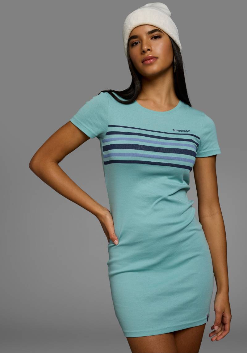 KangaROOS Jerseykleid, mit Rundhals und Halbarm von KangaROOS