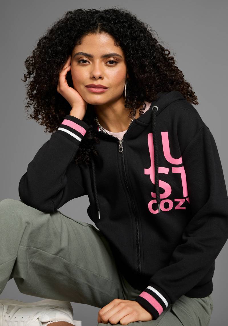 KangaROOS Kapuzensweatjacke, mit Neon-Details von KangaROOS