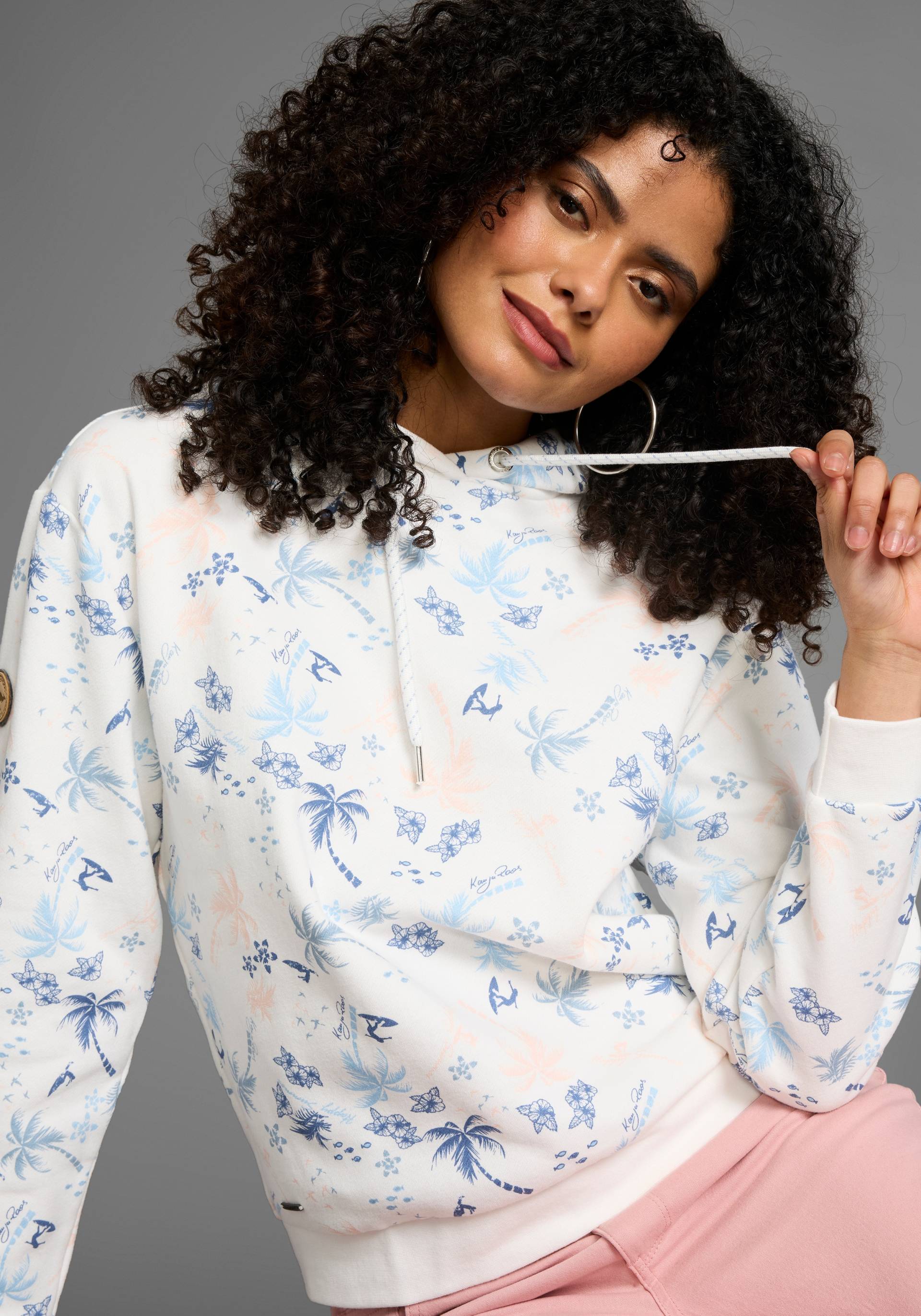 KangaROOS Kapuzensweatshirt, mit Druck von KangaROOS