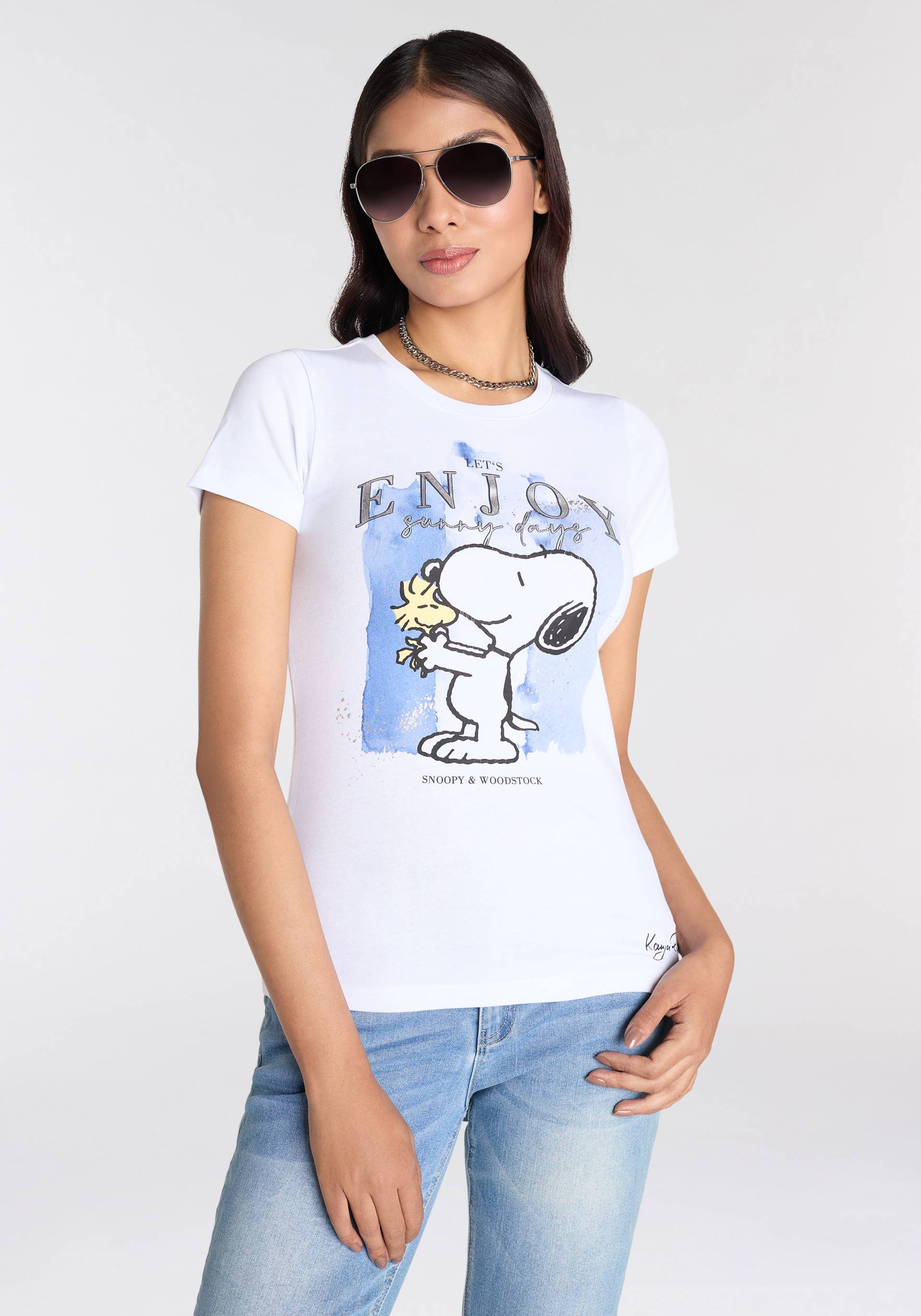 KangaROOS Kurzarmshirt, mit lizensiertem Snoopy Print Originaldesign KangaROOS Kurzarmshirt, mit lizensiertem Snoopy Print Originaldesign von KangaROOS