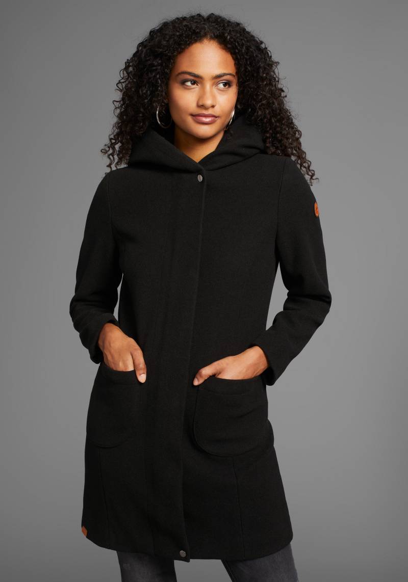 KangaROOS Kurzmantel, mit grosser Kapuze und mit Fleece gefüttert von KangaROOS