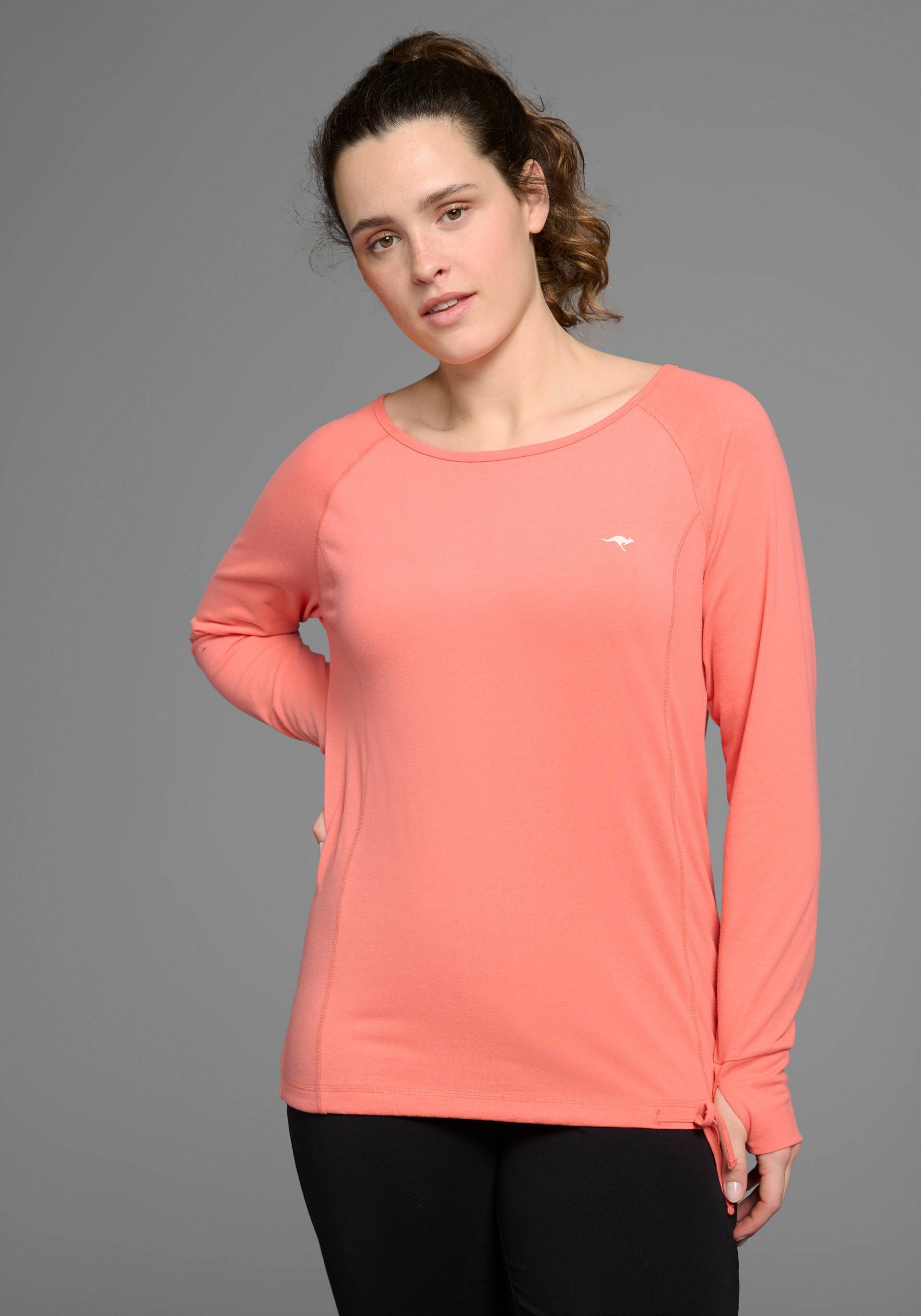 KangaROOS Langarmshirt, Langarm, für Büro und Freizeit, aus Baumwollmischung KangaROOS Langarmshirt, Langarm, für Büro und Freizeit, aus Baumwollmischung von KangaROOS