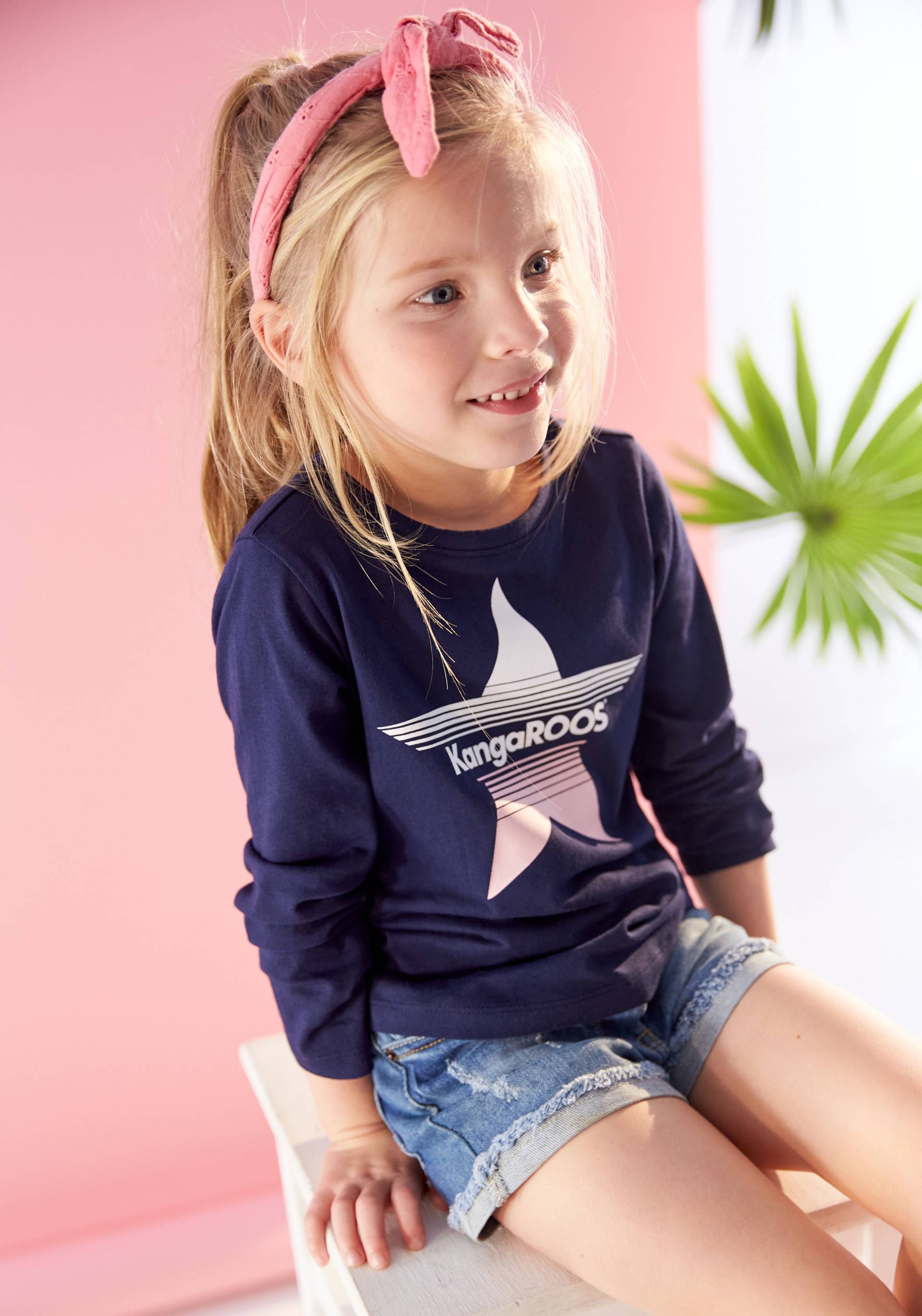 KangaROOS Langarmshirt »Kleine Mädchen« von KangaROOS