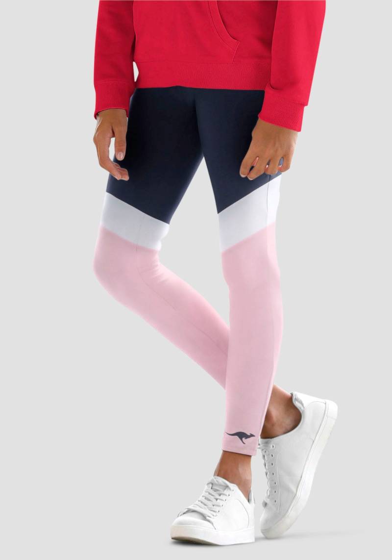 KangaROOS Leggings »mit colorblocking Einsätzen«, mit schönen Kontrasteinsätzen von KangaROOS