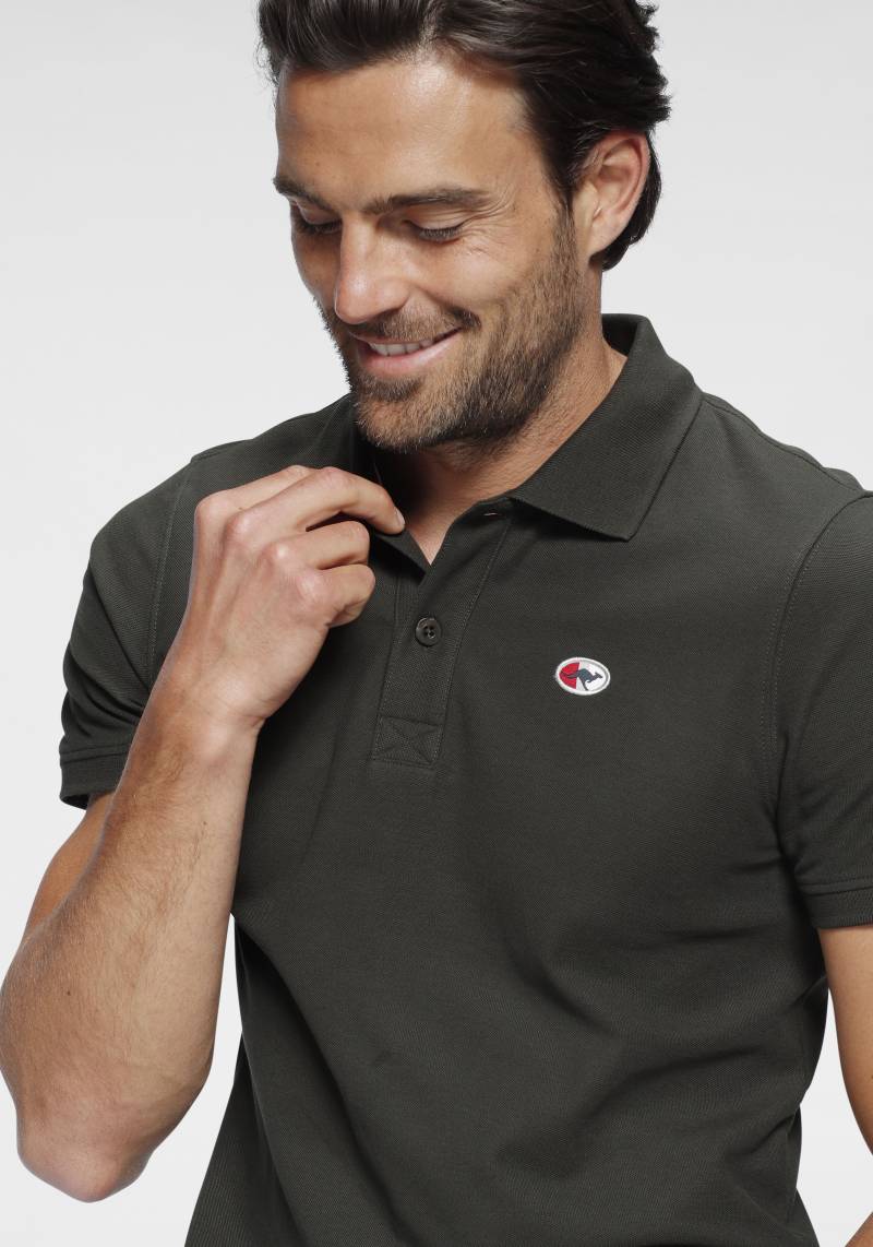 KangaROOS Poloshirt, Kurzarm, mit Polokragen, aus Piqué-Stoff, aus 100% Baumwolle von KangaROOS