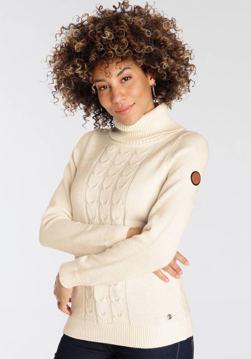 KangaROOS Rollkragenpullover, mit tollem Zopf-Strickmuster KangaROOS Rollkragenpullover, mit tollem Zopf-Strickmuster von KangaROOS