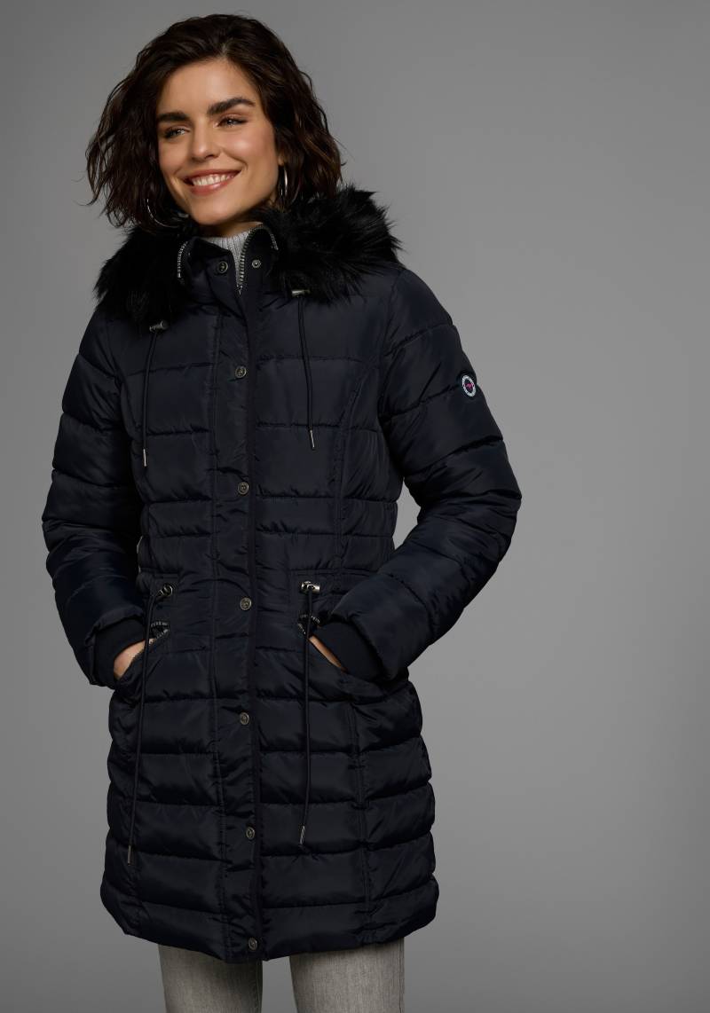 KangaROOS Steppjacke, mit Kapuze, figurbetonter Schnitt, mit Reissverschlusstaschen von KangaROOS