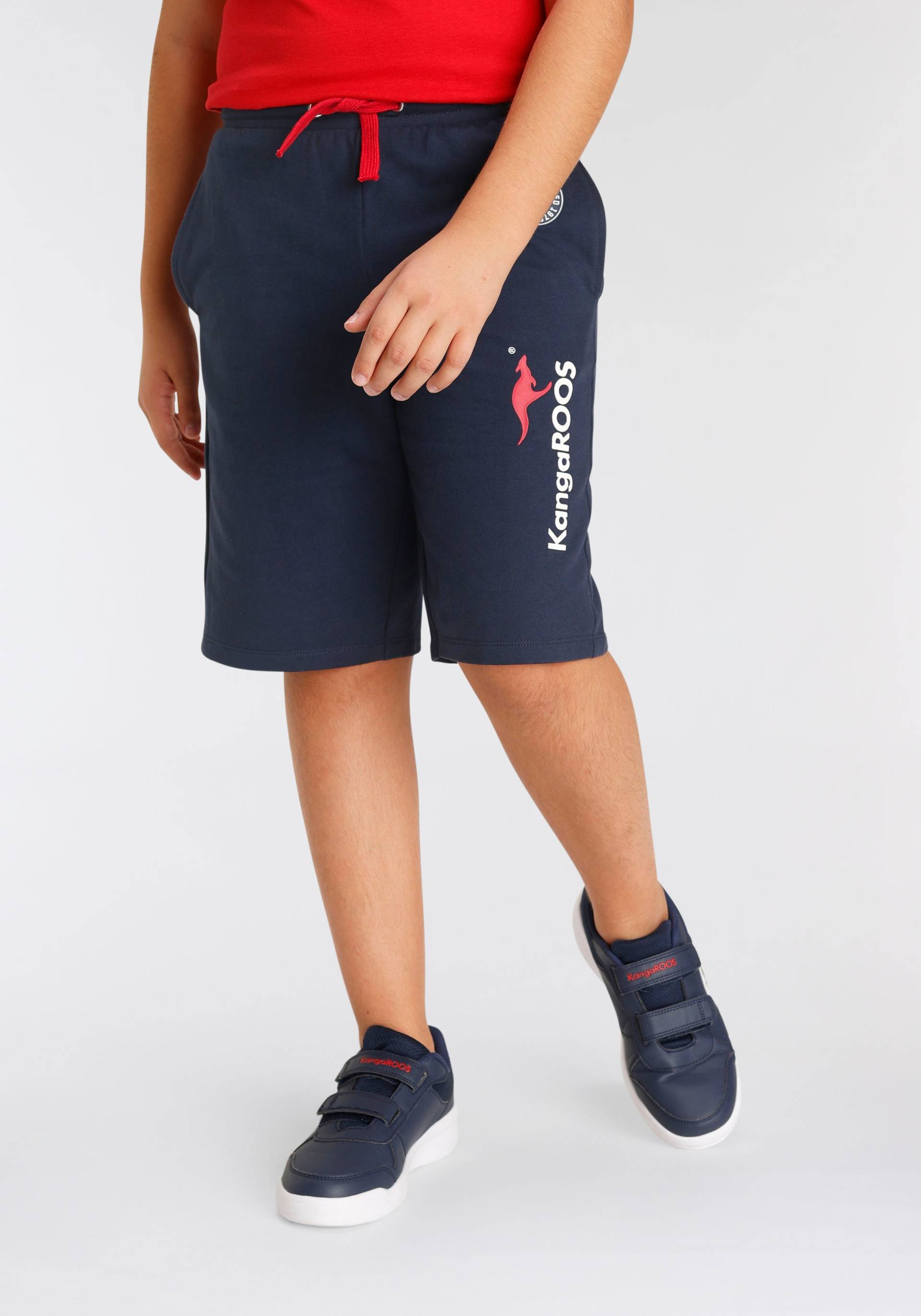 KangaROOS Sweatshorts », Basic Sweatbermudas mit Logo-Druck«, Modische Kangaroos Drucke von KangaROOS