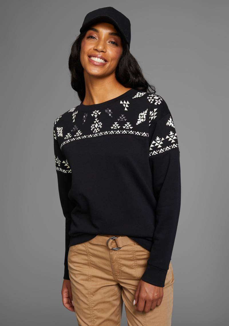KangaROOS Sweatshirt, mit Norweger-Print von KangaROOS