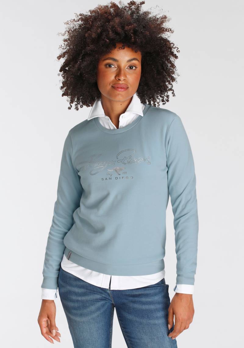 KangaROOS Sweatshirt, Langarm, figurumspielende Passform von KangaROOS