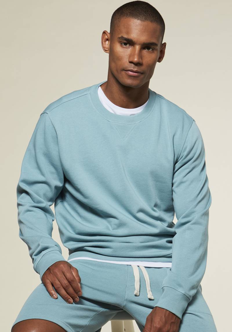 KangaROOS Sweatshirt »mit coolem Rippeinsatz am Ausschnitt vorn« von KangaROOS