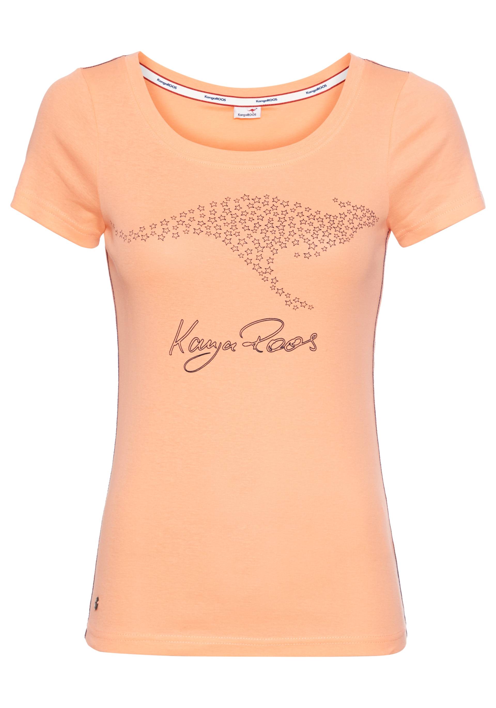 KangaROOS T-Shirt, Kurzarm, sehr figurbetonte Passform von KangaROOS
