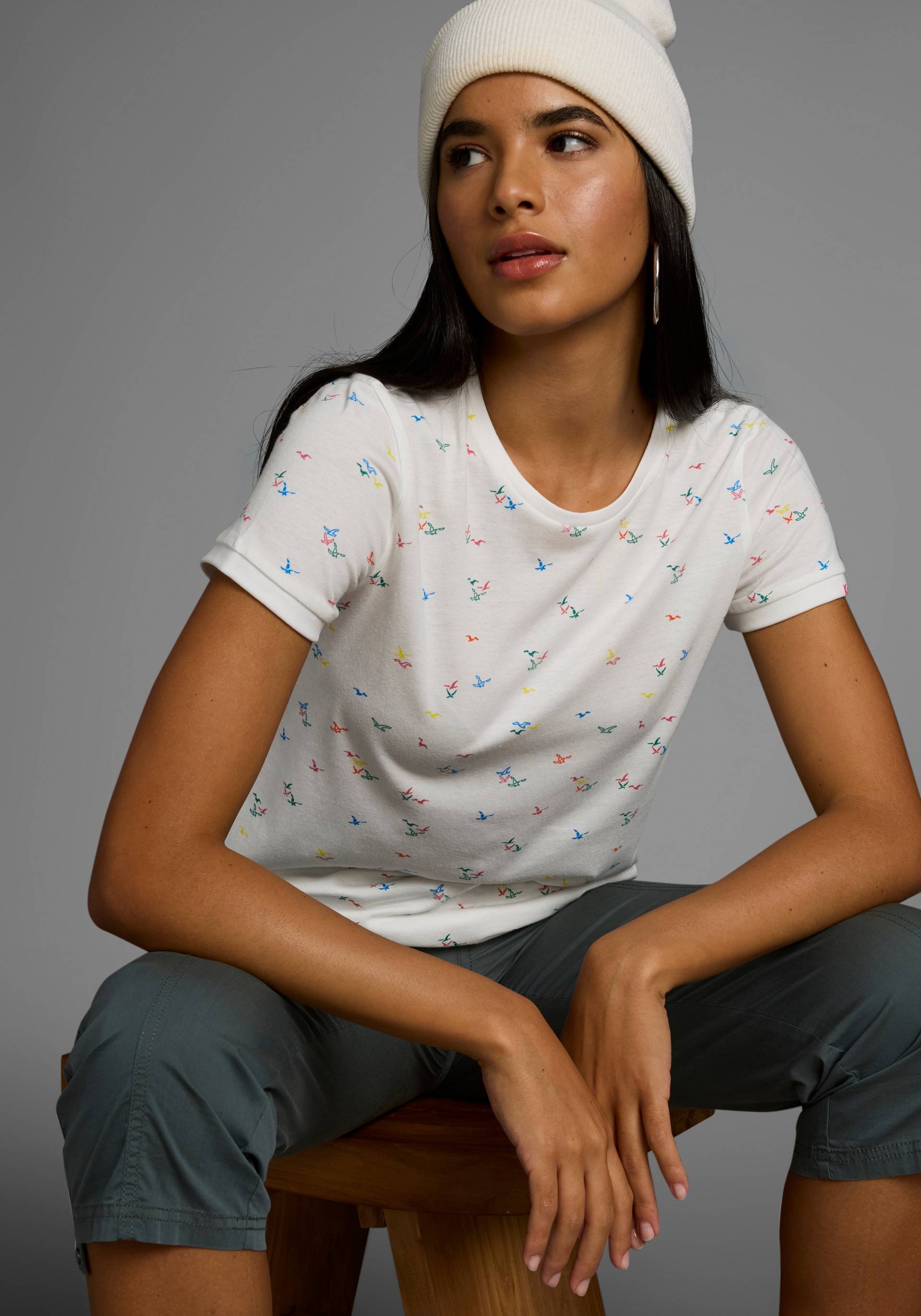 KangaROOS T-Shirt, mit Print KangaROOS T-Shirt, mit Print von KangaROOS