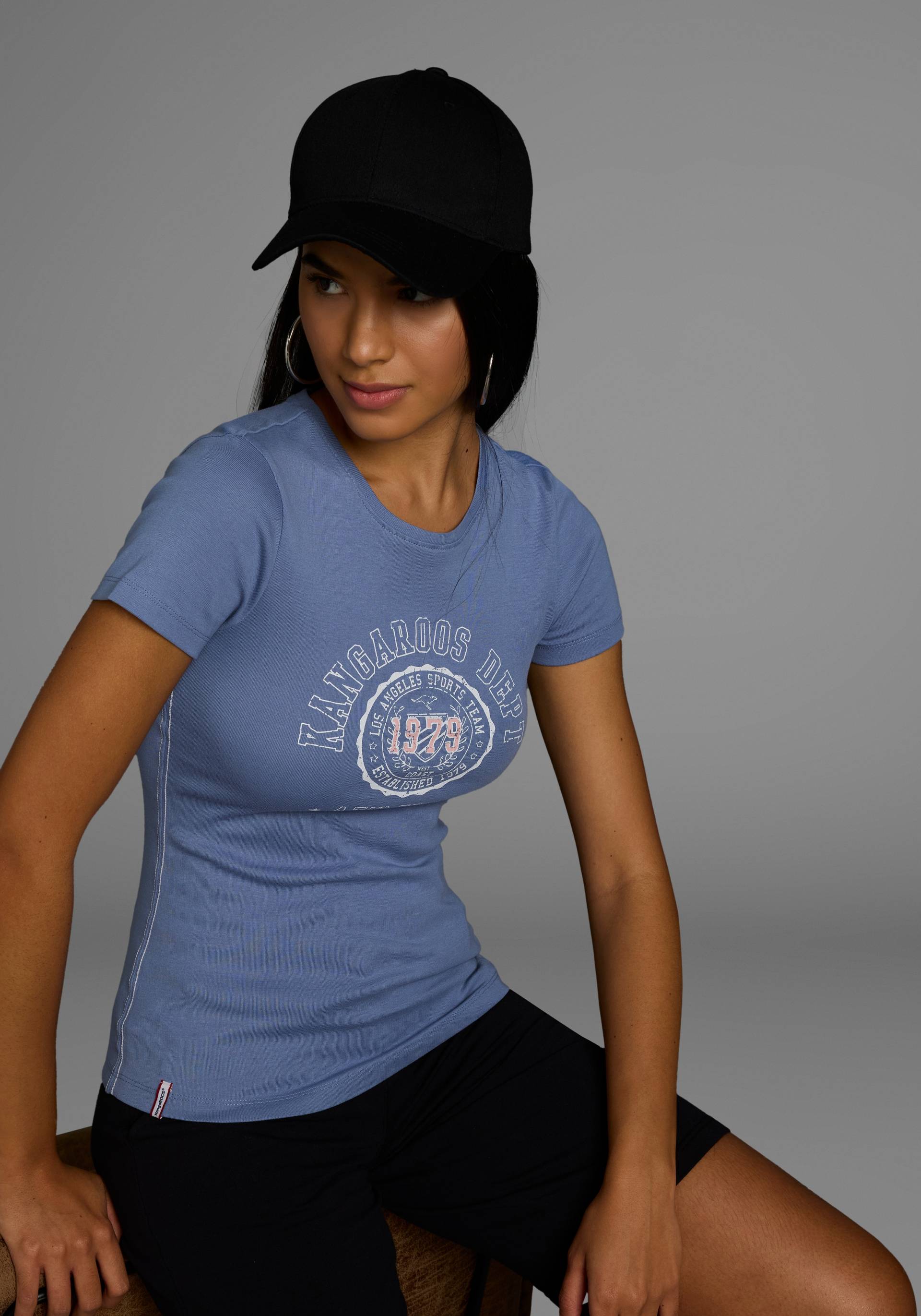 KangaROOS T-Shirt, mit sportlichem Druck von KangaROOS